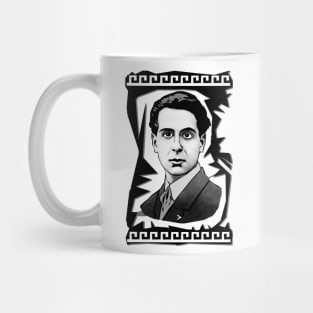 Giorgos Sefferis 3 Black and White Mug